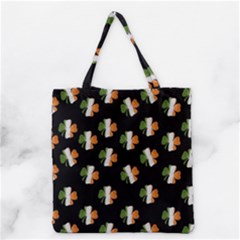 Irish Clover Grocery Tote Bag by Valentinaart