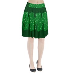 Sparkly Clover Pleated Skirt by Valentinaart