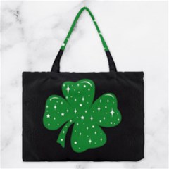 Sparkly Clover Medium Tote Bag by Valentinaart