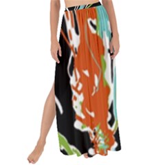 Multicolor Abstract Design Maxi Chiffon Tie-up Sarong by dflcprints