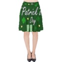 St Patricks Leprechaun Velvet High Waist Skirt View1