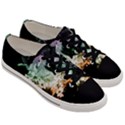 Wonderful Unicorn With Flowers Men s Low Top Canvas Sneakers View3