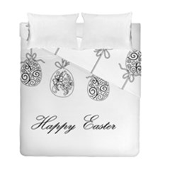 Easter Eggs Duvet Cover Double Side (full/ Double Size) by Valentinaart