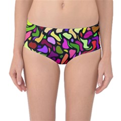 P 853 Mid-waist Bikini Bottoms by ArtworkByPatrick