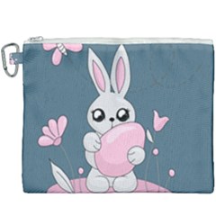 Easter Bunny  Canvas Cosmetic Bag (xxxl) by Valentinaart