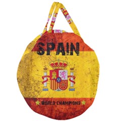 Football World Cup Giant Round Zipper Tote by Valentinaart