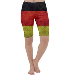 Football World Cup Cropped Leggings  by Valentinaart