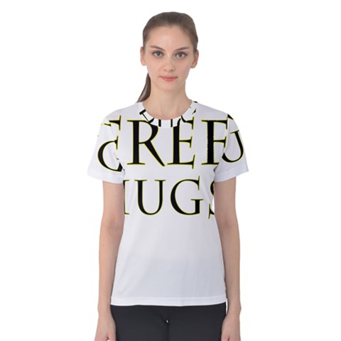 Freehugs Women s Cotton Tee by cypryanus