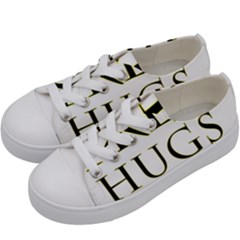 Freehugs Kids  Low Top Canvas Sneakers by cypryanus