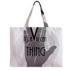 Vulcan Thing Zipper Mini Tote Bag by Howtobead