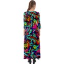 Pattern-34 Button Up Boho Maxi Dress View2