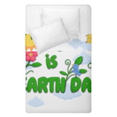 Earth Day Duvet Cover Double Side (single Size) by Valentinaart