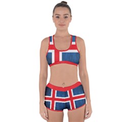 Iceland Flag Racerback Boyleg Bikini Set by Valentinaart