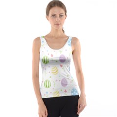 Easter Pattern Tank Top by Valentinaart