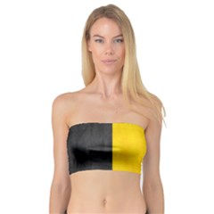 Belgium Flag Bandeau Top by Valentinaart