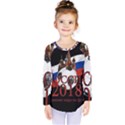 Russia Football World Cup Kids  Long Sleeve Tee View1