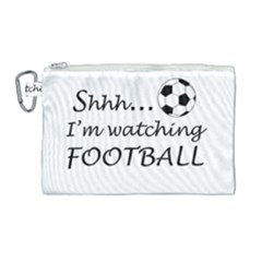 Football Fan  Canvas Cosmetic Bag (large) by Valentinaart