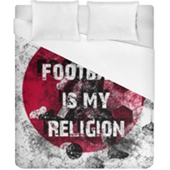 Football Is My Religion Duvet Cover (california King Size) by Valentinaart