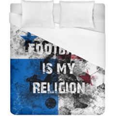 Football Is My Religion Duvet Cover (california King Size) by Valentinaart