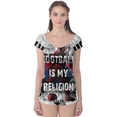 Football Is My Religion Boyleg Leotard  by Valentinaart