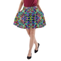 Colorful-17 A-line Pocket Skirt by ArtworkByPatrick