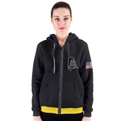 Gadsden Flag Don t Tread On Me Women s Zipper Hoodie by snek