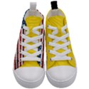 Gadsden Flag Don t tread on me Kid s Mid-Top Canvas Sneakers View1