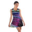 Abstract Satin Cotton Racerback Dress View1