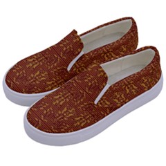 Art Abstract Pattern Kids  Canvas Slip Ons by Sapixe