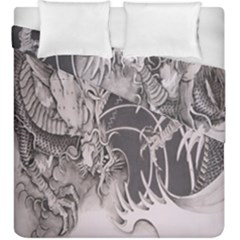 Chinese Dragon Tattoo Duvet Cover Double Side (king Size) by Sapixe