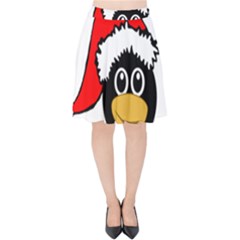 Christmas Animal Clip Art Velvet High Waist Skirt by Sapixe