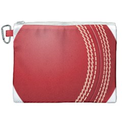 Cricket Ball Canvas Cosmetic Bag (xxl) by Sapixe