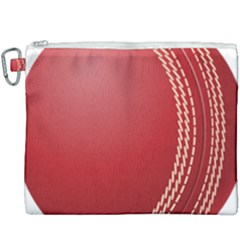 Cricket Ball Canvas Cosmetic Bag (xxxl) by Sapixe