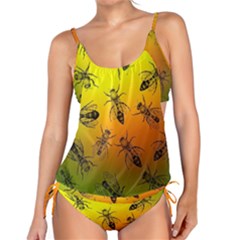 Insect Pattern Tankini Set by Sapixe