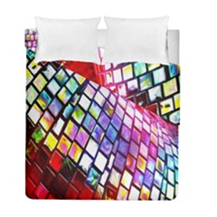 Multicolor Wall Mosaic Duvet Cover Double Side (full/ Double Size) by Sapixe