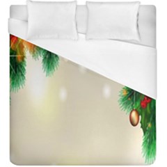 Ornament Christmast Pattern Duvet Cover (king Size) by Sapixe