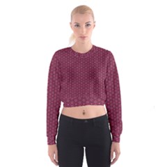 Ethnic Delicate Tiles Cropped Sweatshirt by jumpercat