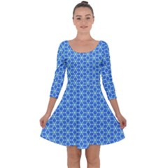 Fresh Tiles Quarter Sleeve Skater Dress by jumpercat