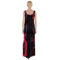 Calligraphy Maxi Thigh Split Dress View2