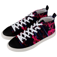 Calligraphy Men s Mid-top Canvas Sneakers by bestdesignintheworld