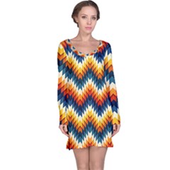 The Amazing Pattern Library Long Sleeve Nightdress by Sapixe