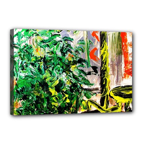 Plant In The Room  Canvas 18  X 12  by bestdesignintheworld