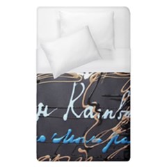 Dscf1638 - Written Poems Duvet Cover (single Size) by bestdesignintheworld