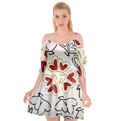 Love Love Hearts Cutout Spaghetti Strap Chiffon Dress by Babylandia