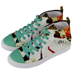 Skull 2 Women s Mid-top Canvas Sneakers by bestdesignintheworld