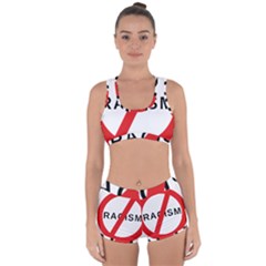 No Racism Racerback Boyleg Bikini Set by demongstore