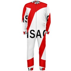 2000px No Racism Svg Onepiece Jumpsuit (men)  by demongstore