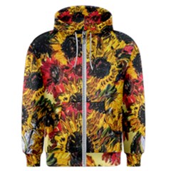 Sunflowers In A Scott House Men s Zipper Hoodie by bestdesignintheworld