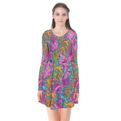 Flower Paisley 1 Flare Dress by stephenlinhart