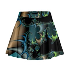 Fractal Art Artwork Digital Art Mini Flare Skirt by Sapixe